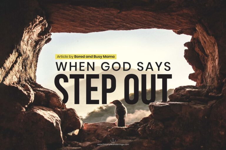 Wanderers, Guest Post, When God says Step Out Timely Wanderings, Created to Create, Logo, Proclaiming Christ, Christian, Creators, Artists, Platform, Community, Get involved, Wanderers, Identity, Christian Life